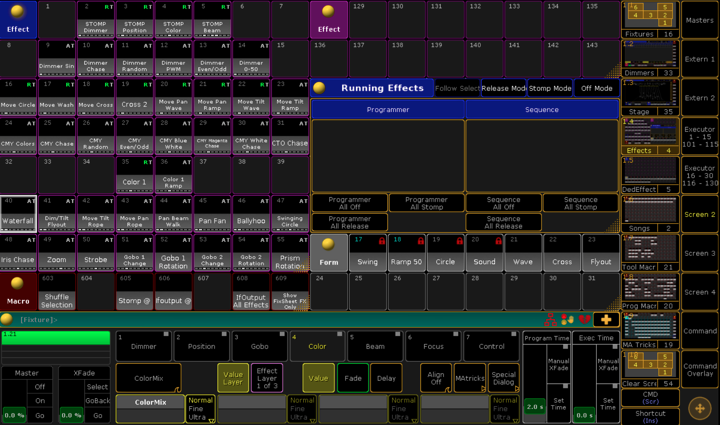 Aula 64 Programação Delay & Fade Efeitos de tempo Curso de GrandMa 2